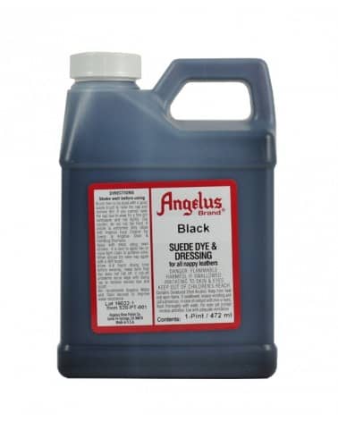 Angelus suede Dye Black pint