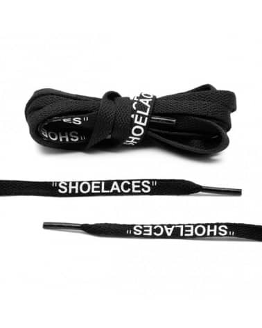 BLACK OFF-WHITE STYLE "SHOELACES" 45"