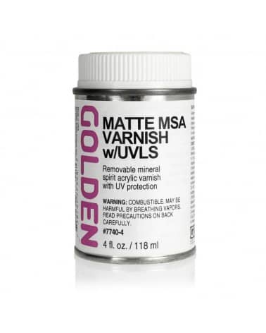 (mat) Vernis MSA avec UVLS Golden - 119ml