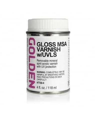 (brillant) Vernis MSA avec UVLS Golden - 119ml