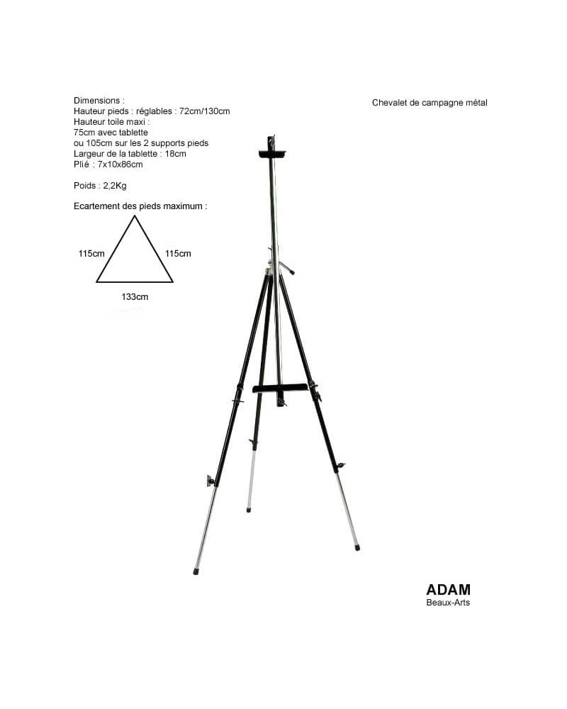 Chevalet 4 pieds