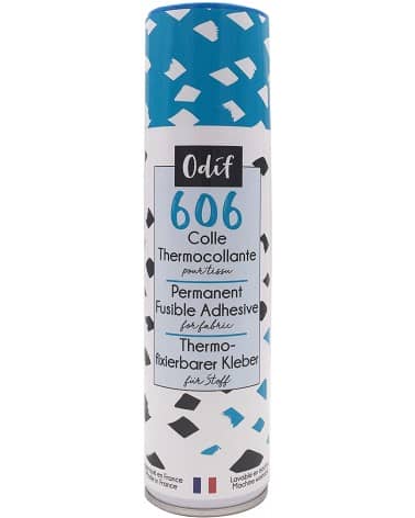 Colle tissus thermofixable en spray 