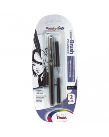 Pocket Brush Pentel - Blister