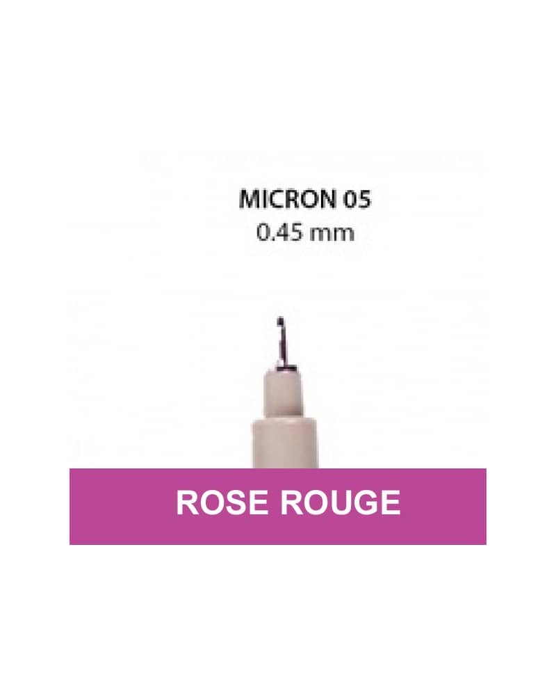 05 Rose rouge Pigma Micron