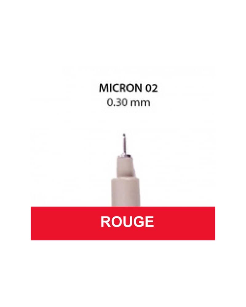 02 Rouge Pigma Micron