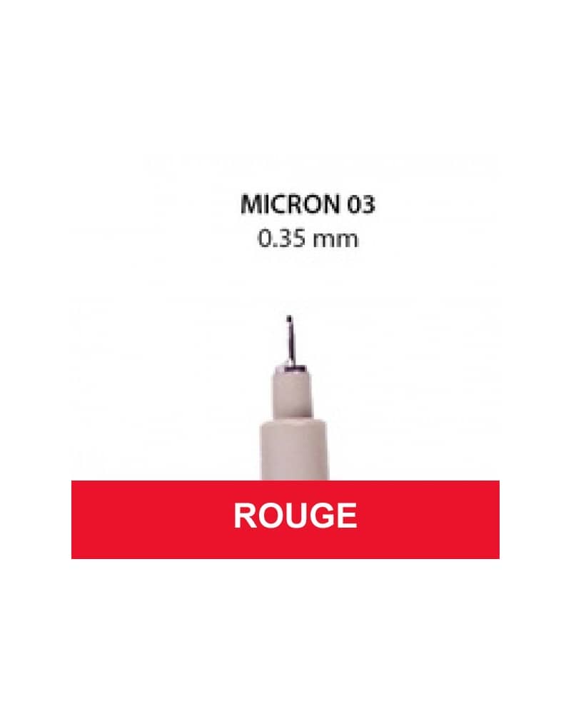 03 Rouge Pigma Micron