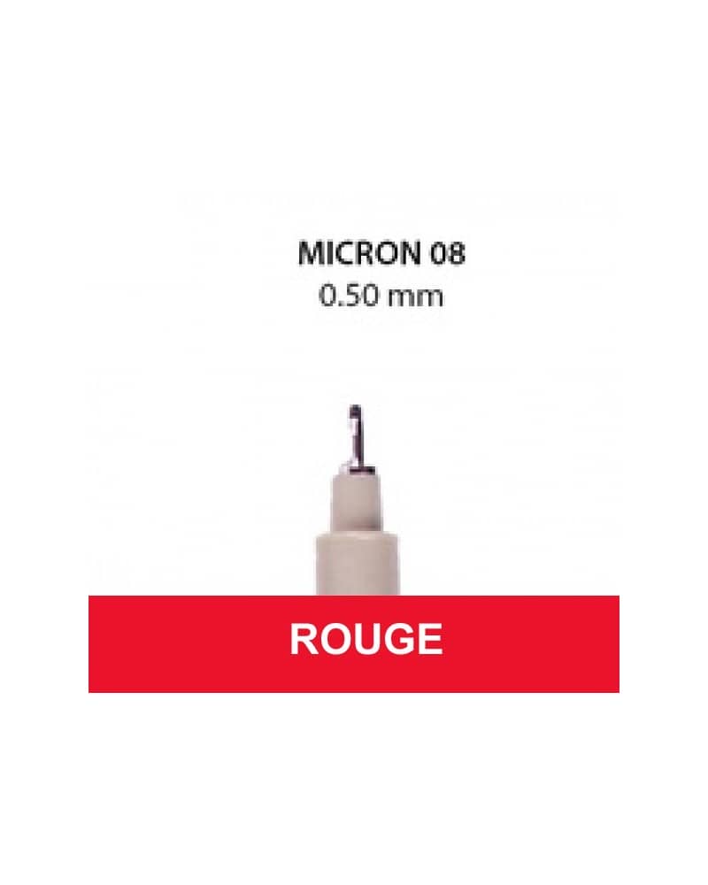 08 Rouge Pigma Micron