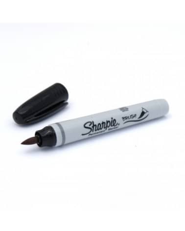 Sharpie Brush Noir