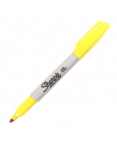 Feutre Sharpie Fine Point Jaune