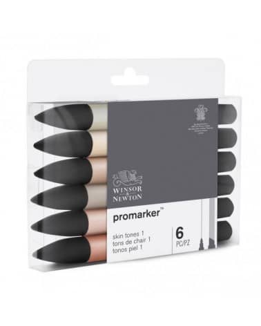 Set de 6 promarkers couleurs vives