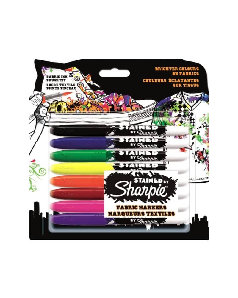 Set de 8 feutres Sharpie Textile