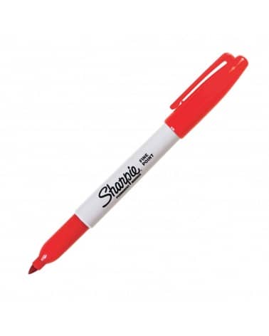 Feutre Sharpie Fine Point Rouge