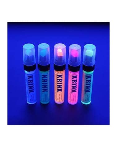 Marqueur Krink Fluorescent K-55 bleu