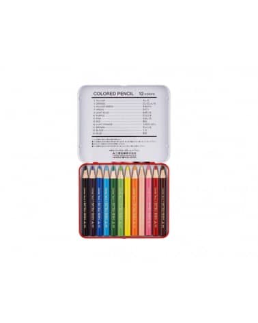 Mini boite de 12 crayons Uni 880