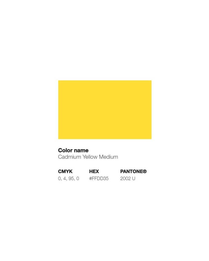 Pantone 108U - Jaune de Cadmium Moyen