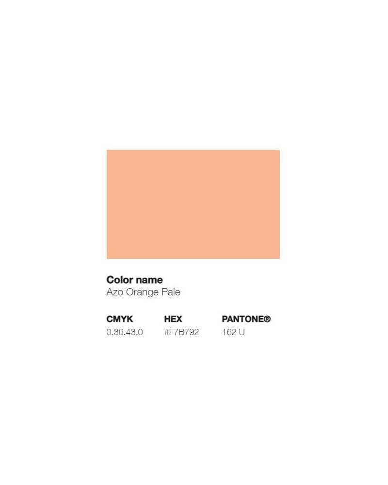 Pantone 162U - Orange d'Azo Pâle