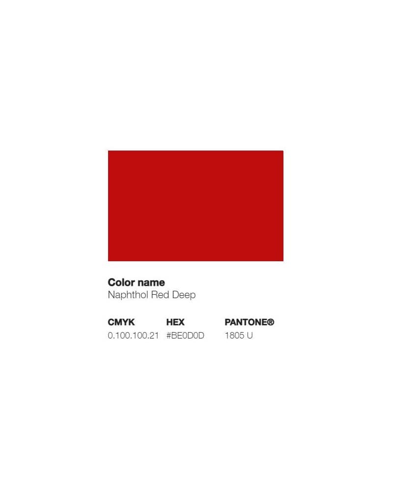 Pantone 1805U - Rouge Naphtol Profond