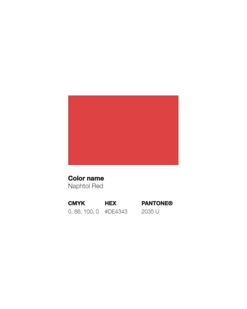 Pantone 2035U - Rouge Naphtol