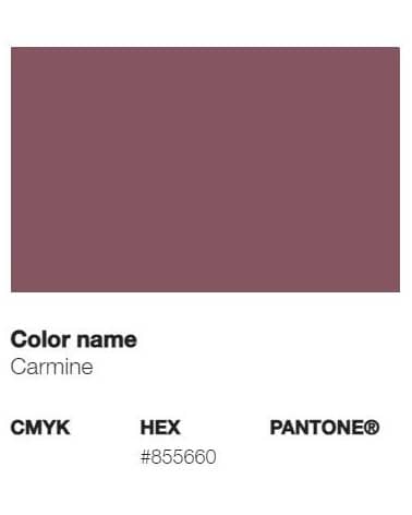 Pantone 7638U - Carmin