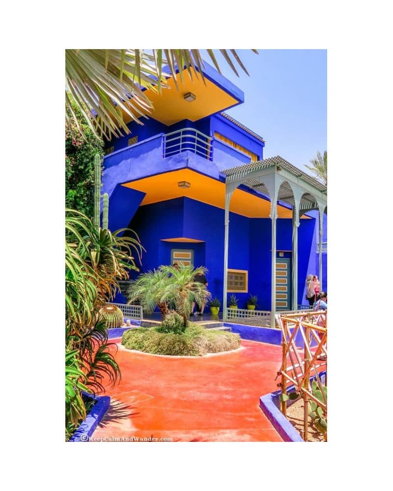 Peinture bleu majorelle