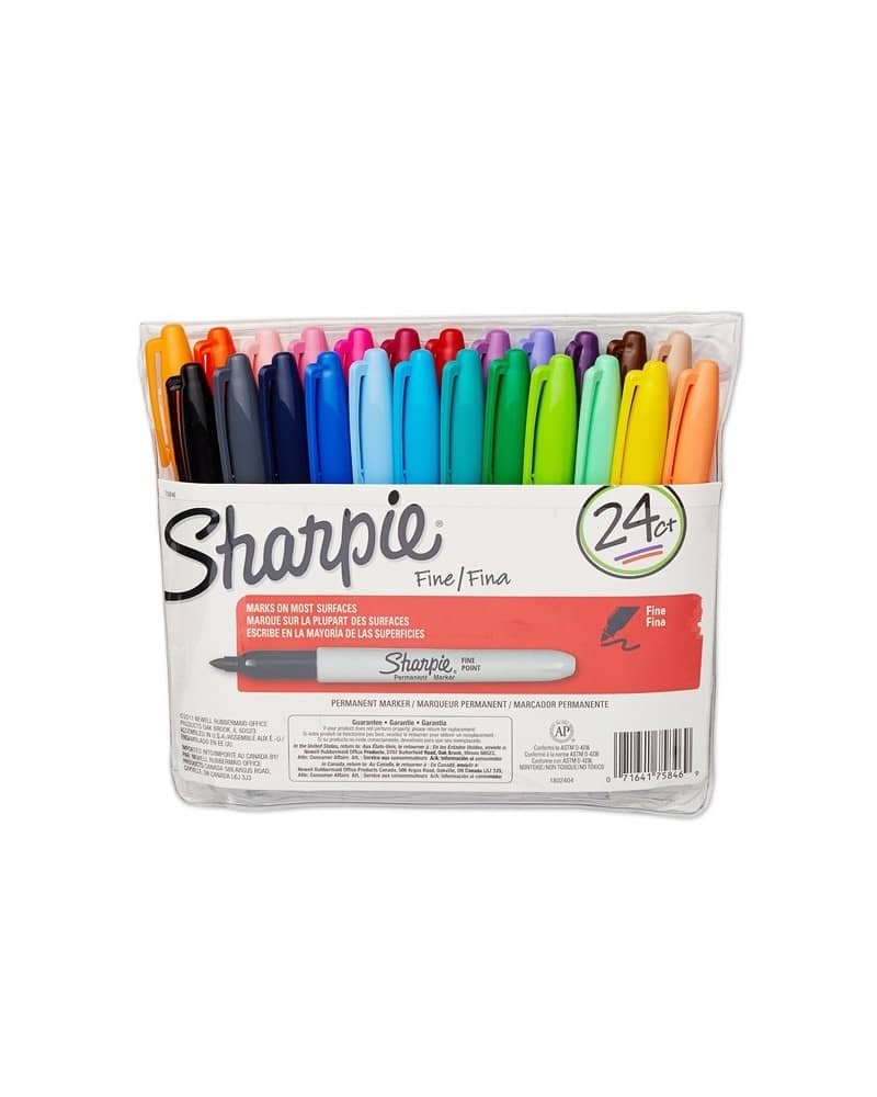 Set de 24 feutres Sharpie Fine point