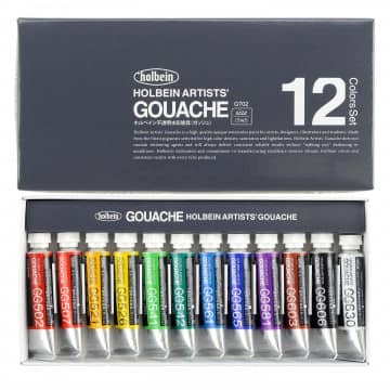 gouache holbein designer paint opaque and mat