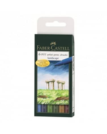 6 Pitt B paysage Faber-Castell