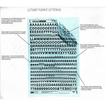 trames feuilles letraset ou acheter